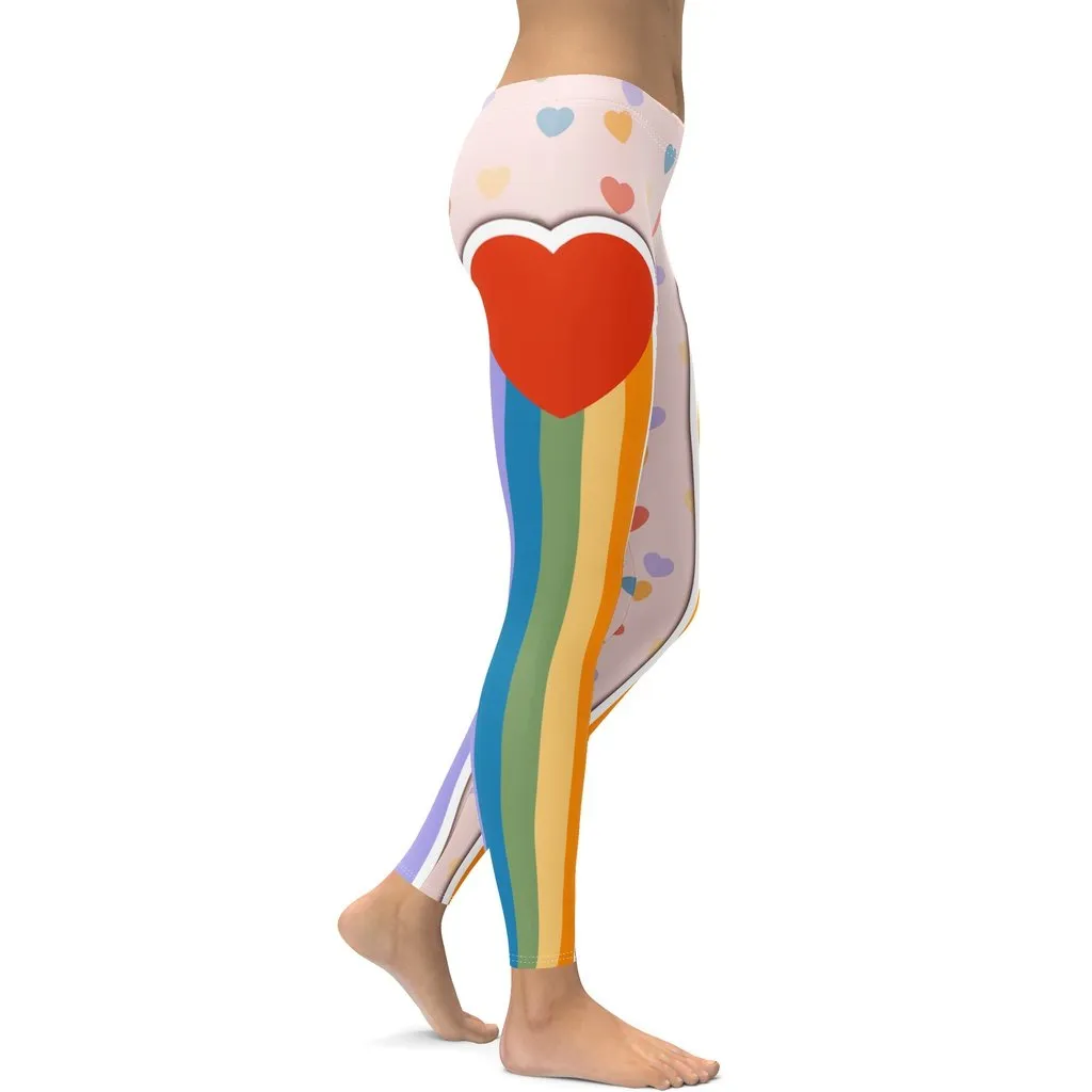 Rainbow Love Leggings