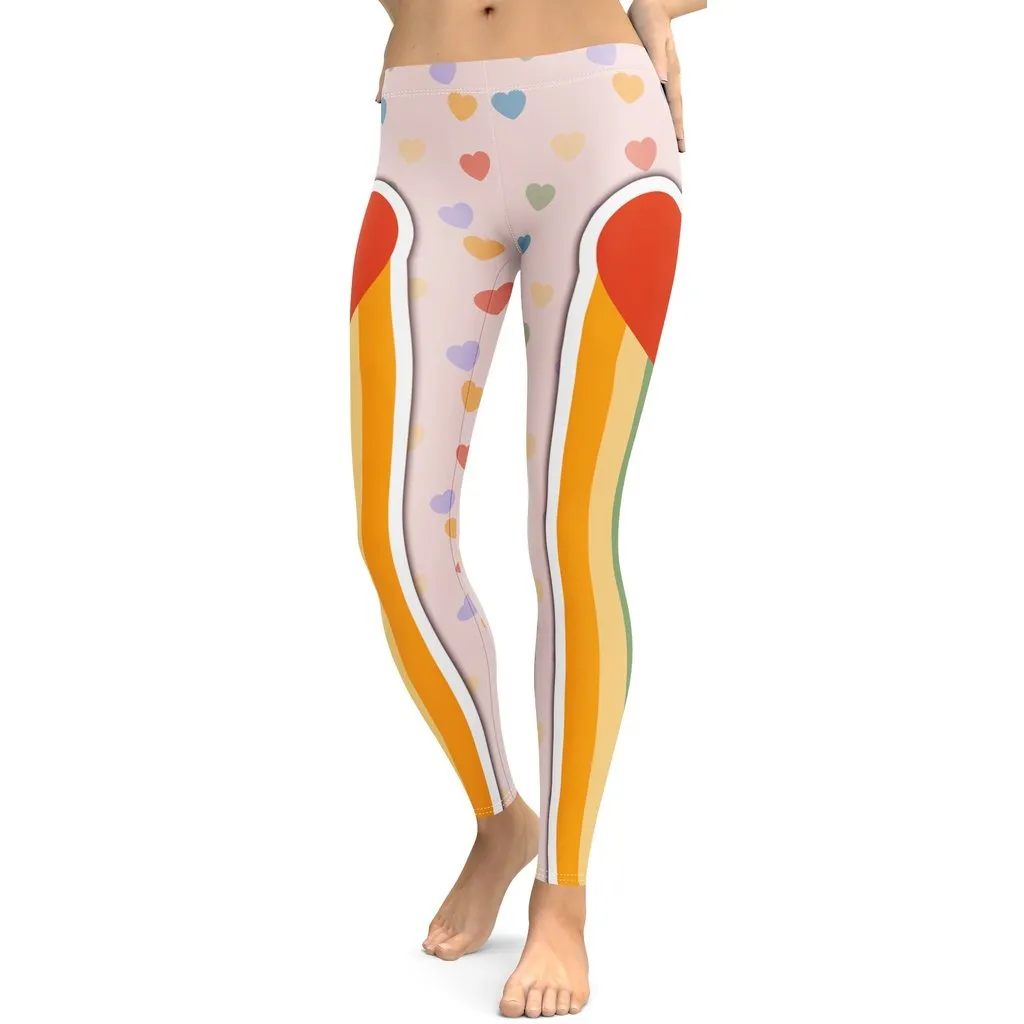 Rainbow Love Leggings