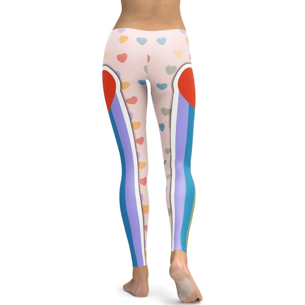 Rainbow Love Leggings