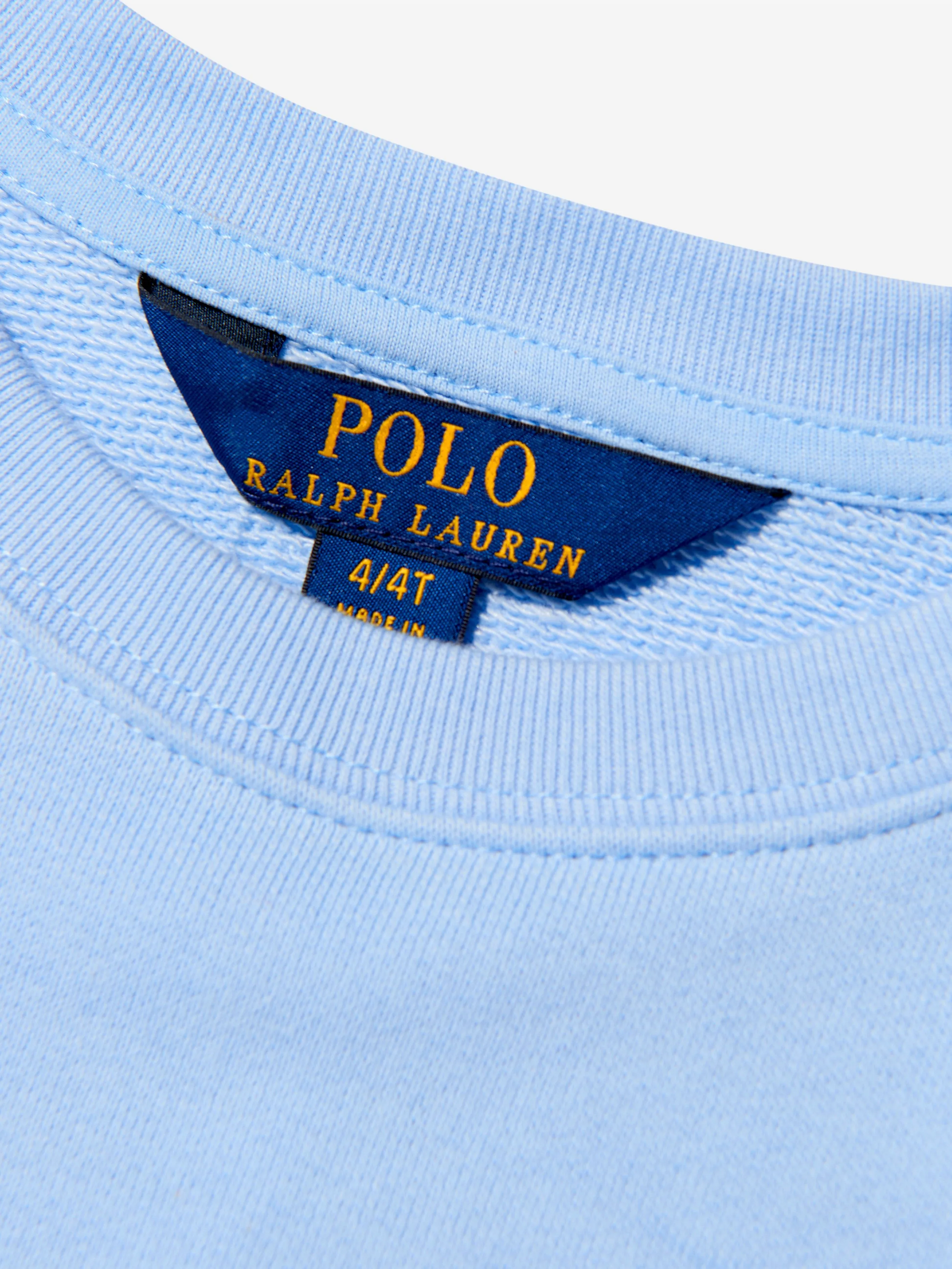 Ralph Lauren Girls Logo Sweatshirt in Blue