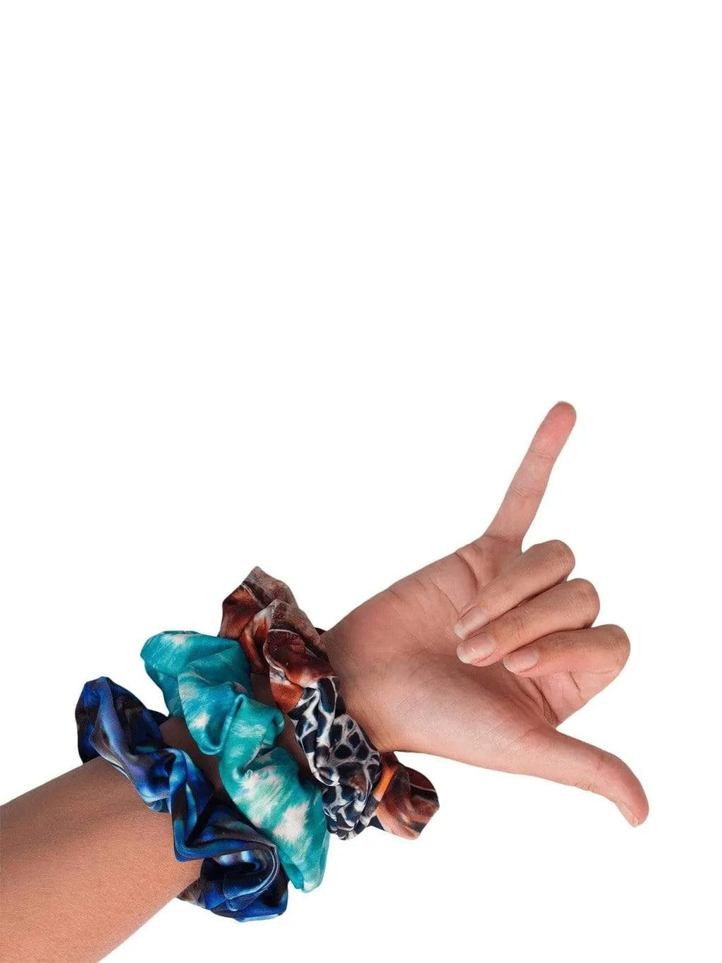 Recycled Scrunchie Made From Pre-Consumer Waste
