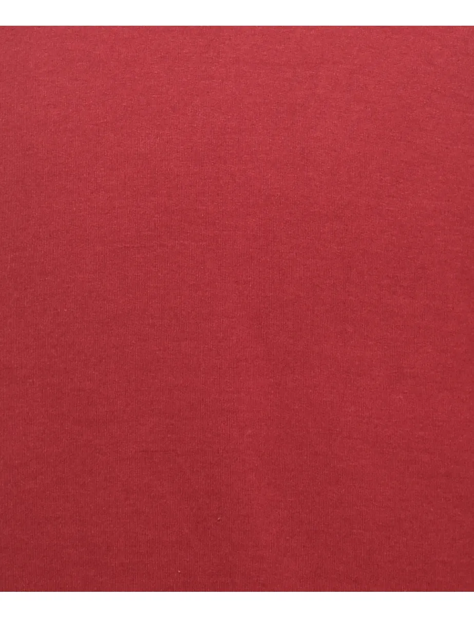 Red Plain Sweatshirt - S