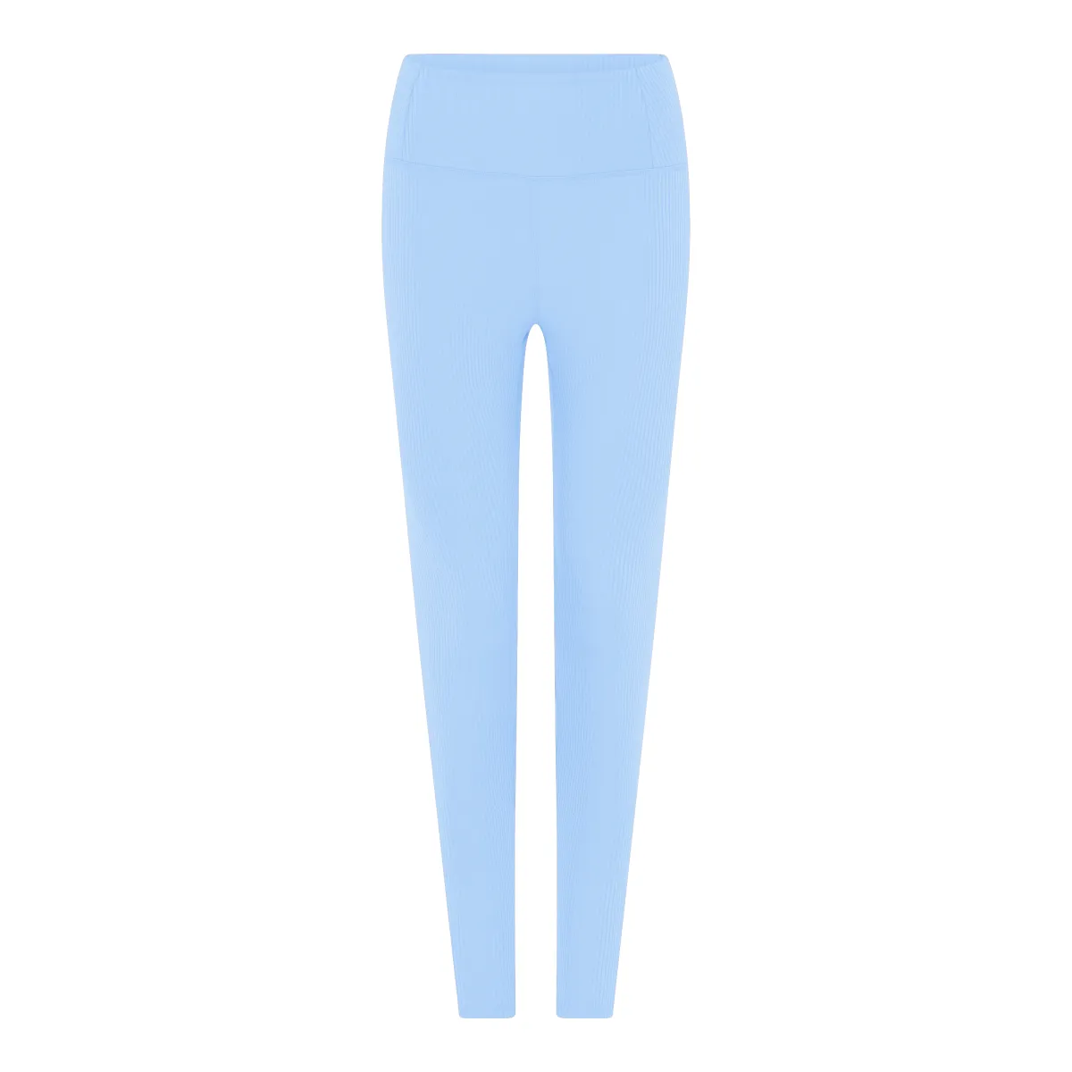 rib leggings - highrise - bluebell