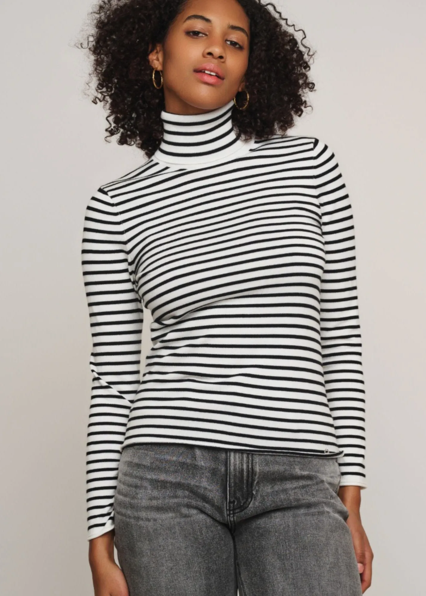 Rino & Pelle Anisa Stripped Turtleneck