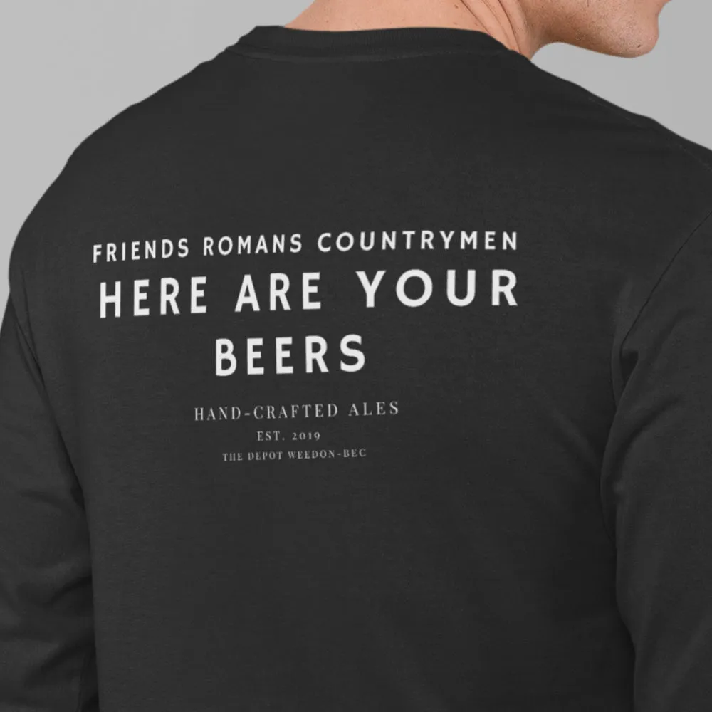 ROMAN WAY BREWERY SWEATSHIRT (FRONT & BACK PRINT)