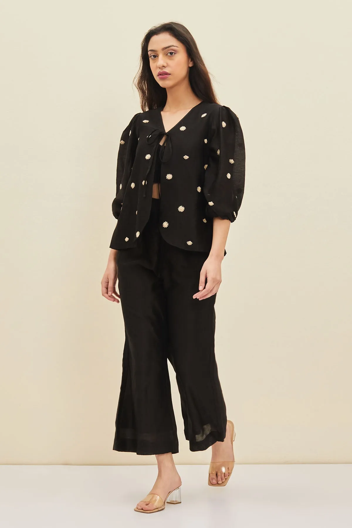 Side Seam Flared Pants