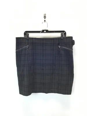 Skirt Midi By Alfani In Black, Size: 18