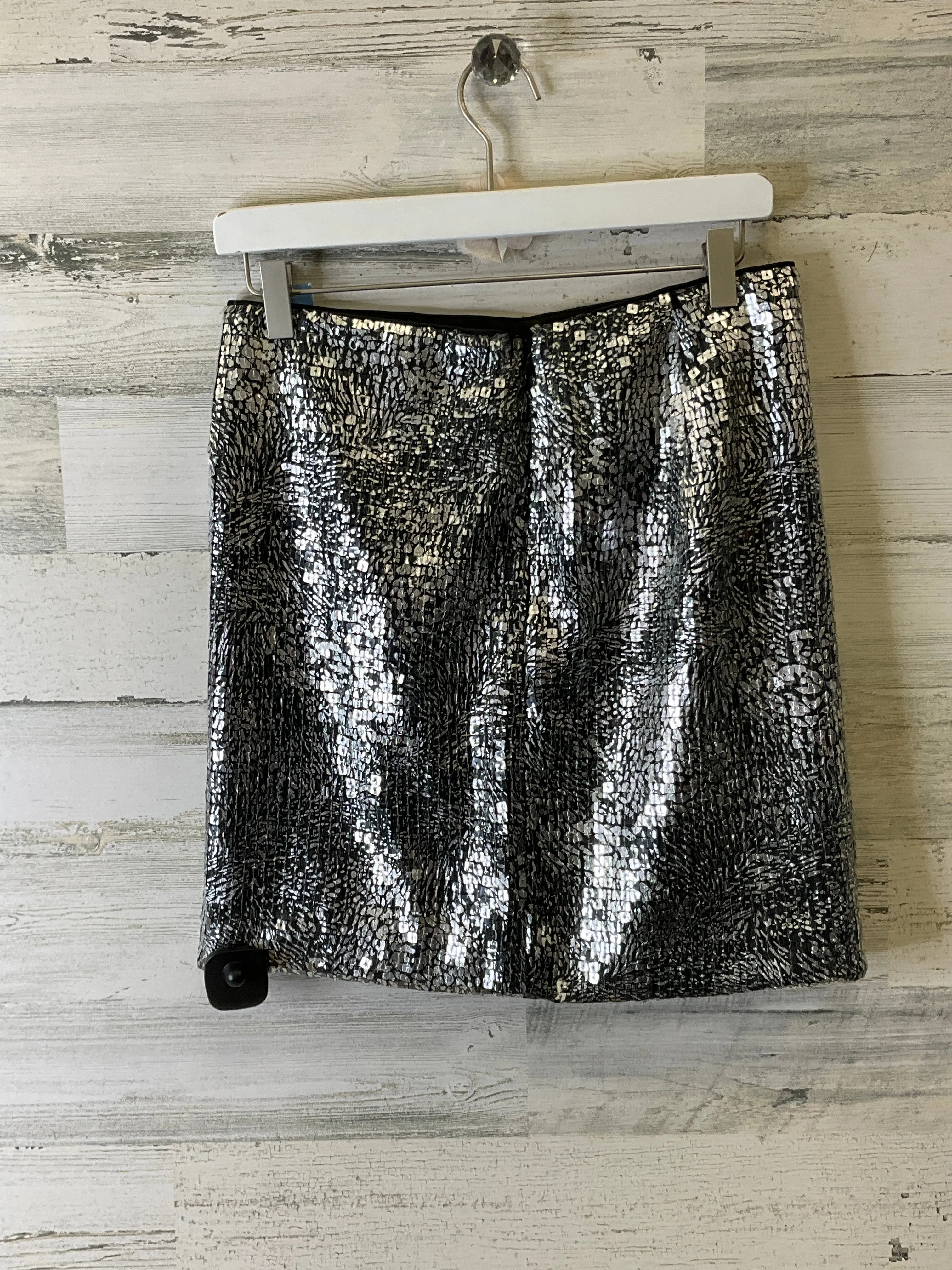 Skirt Midi By Clothes Mentor In Silver, Size: S