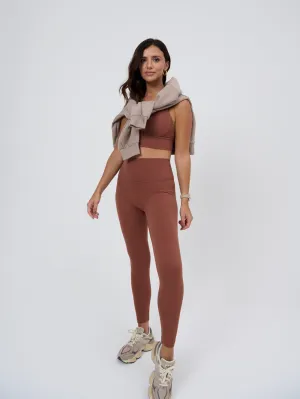 So soft leggings- Bronze