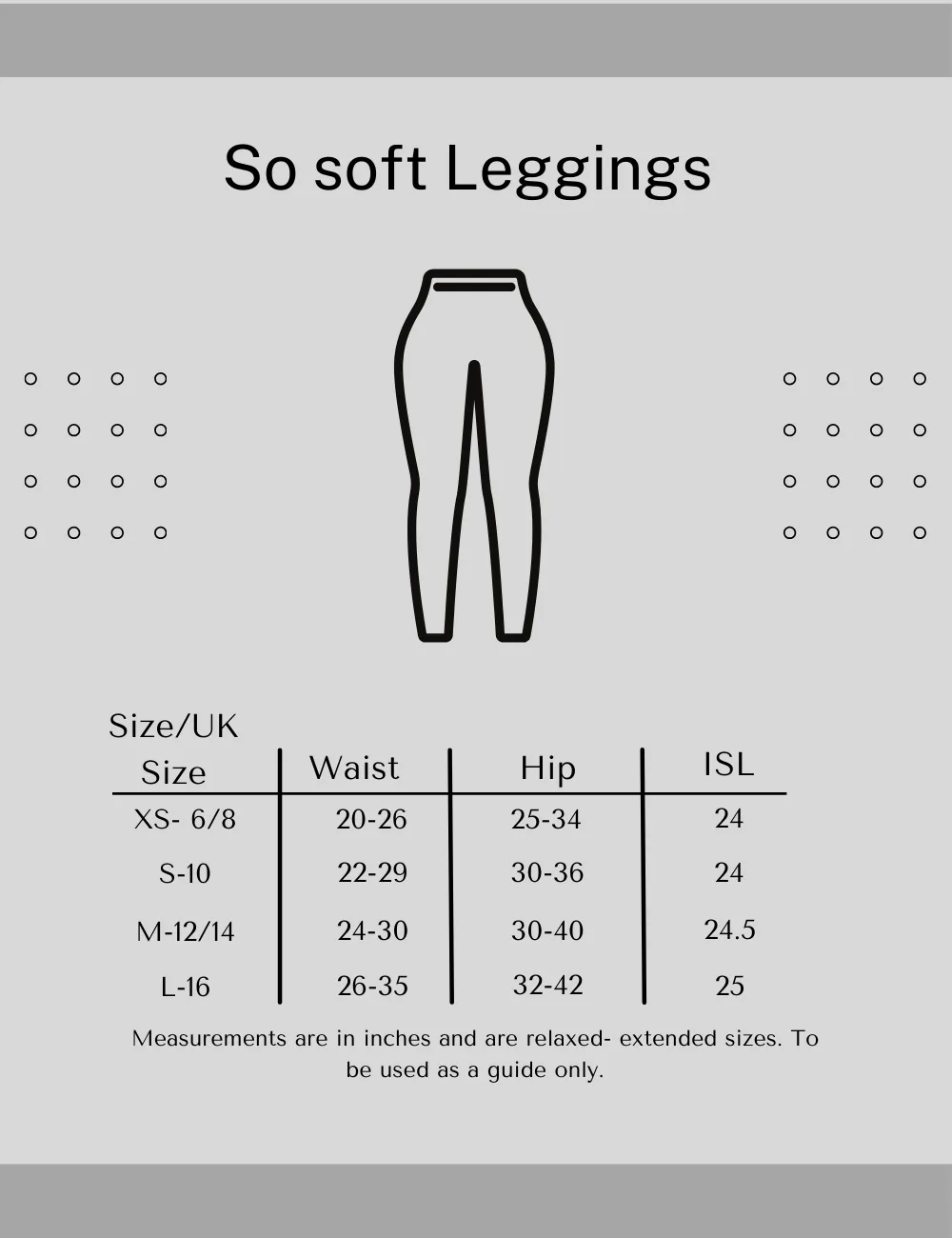 So soft leggings- Bronze