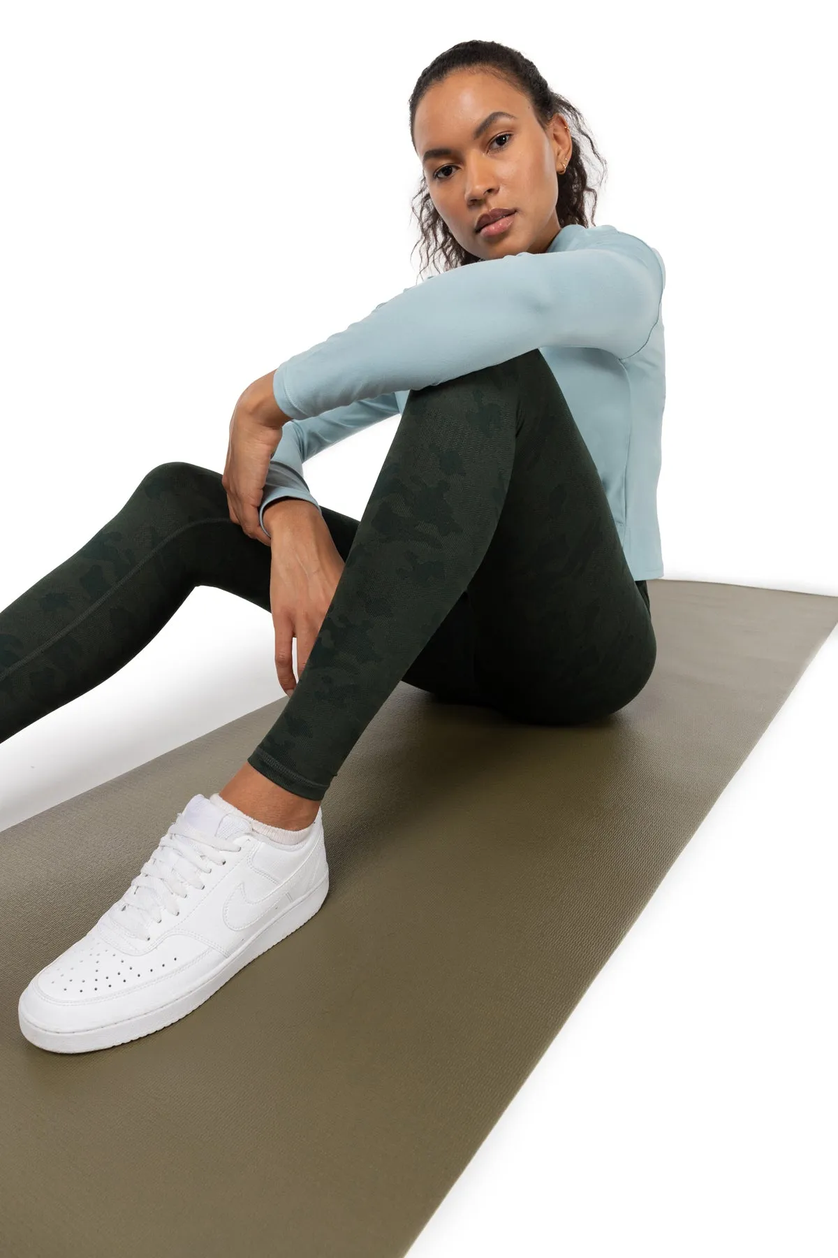 Soft Camo Jacquard Ultra High-Waist Leggings