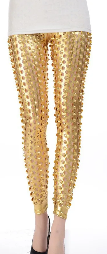 Solid Elastic Leggings