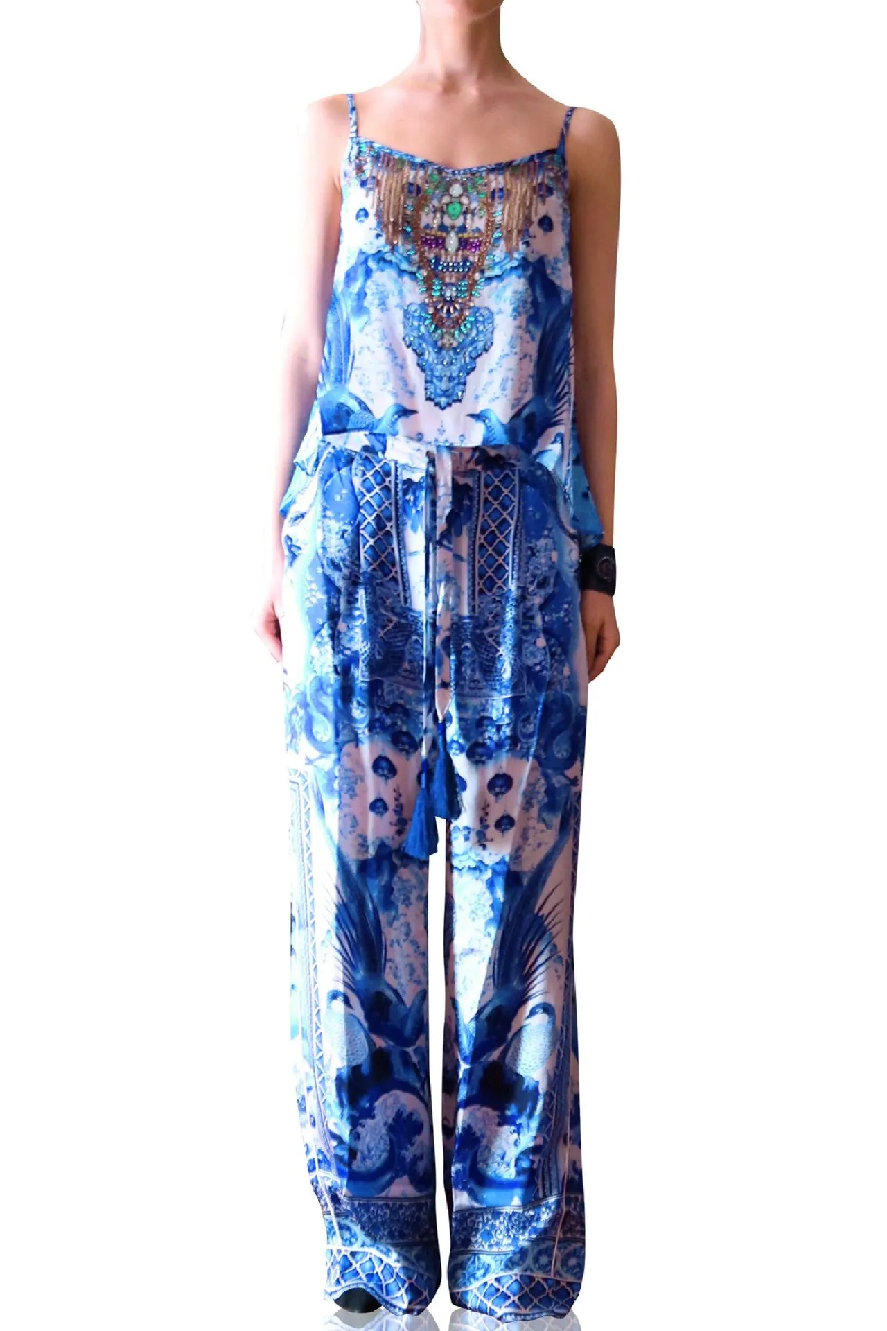 Sophia Silk Pants