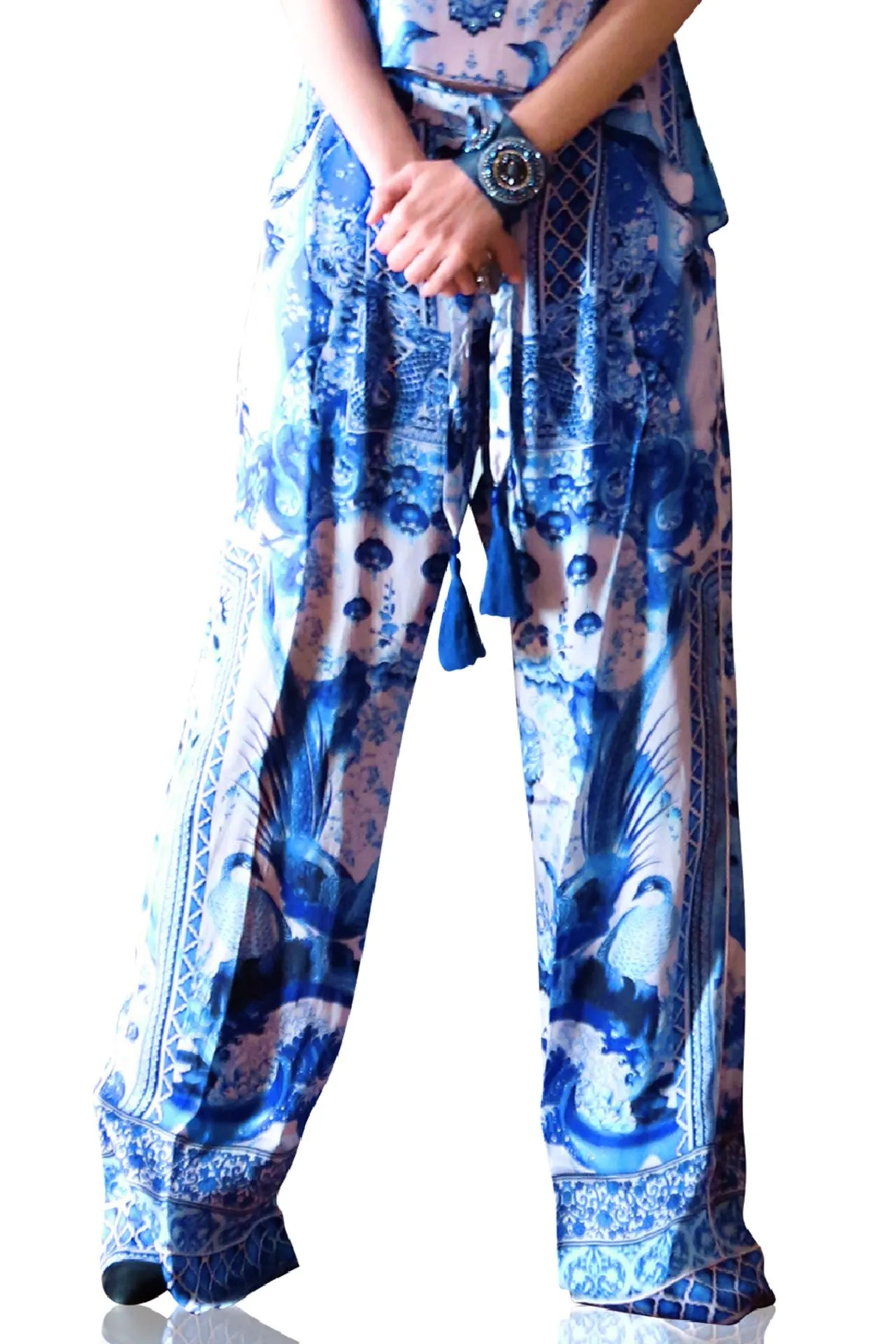 Sophia Silk Pants
