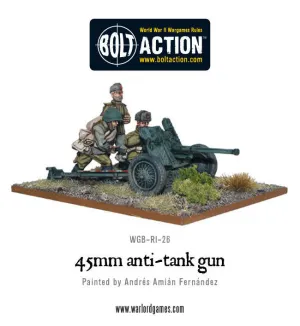 Soviet 45mm Anti Tank Gun