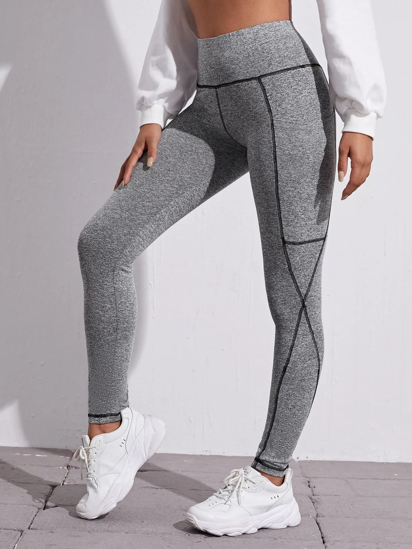 Sporty Pocket Long Women Leggings