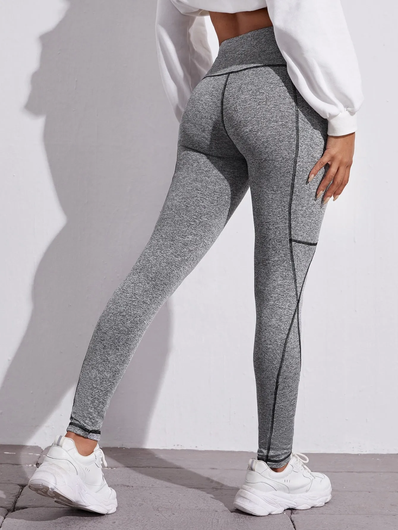 Sporty Pocket Long Women Leggings