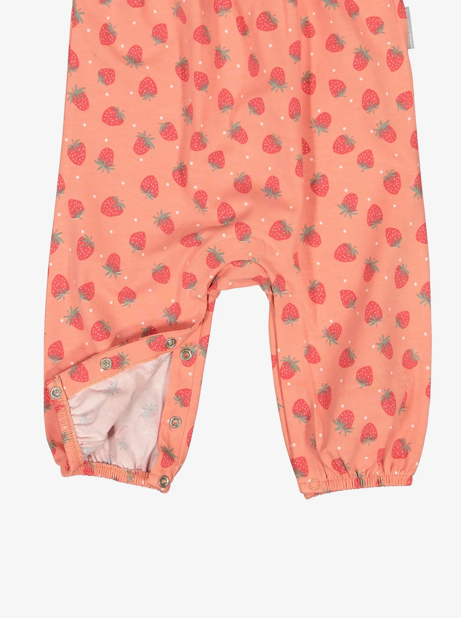Strawberry Print Baby Playsuit