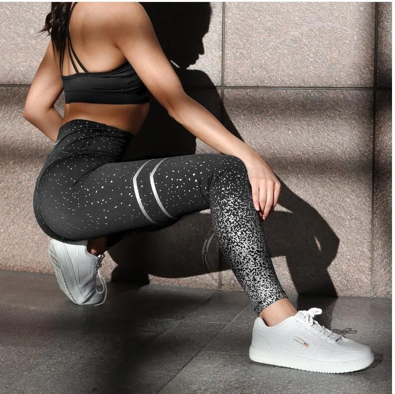 Striped Thigh Leggings