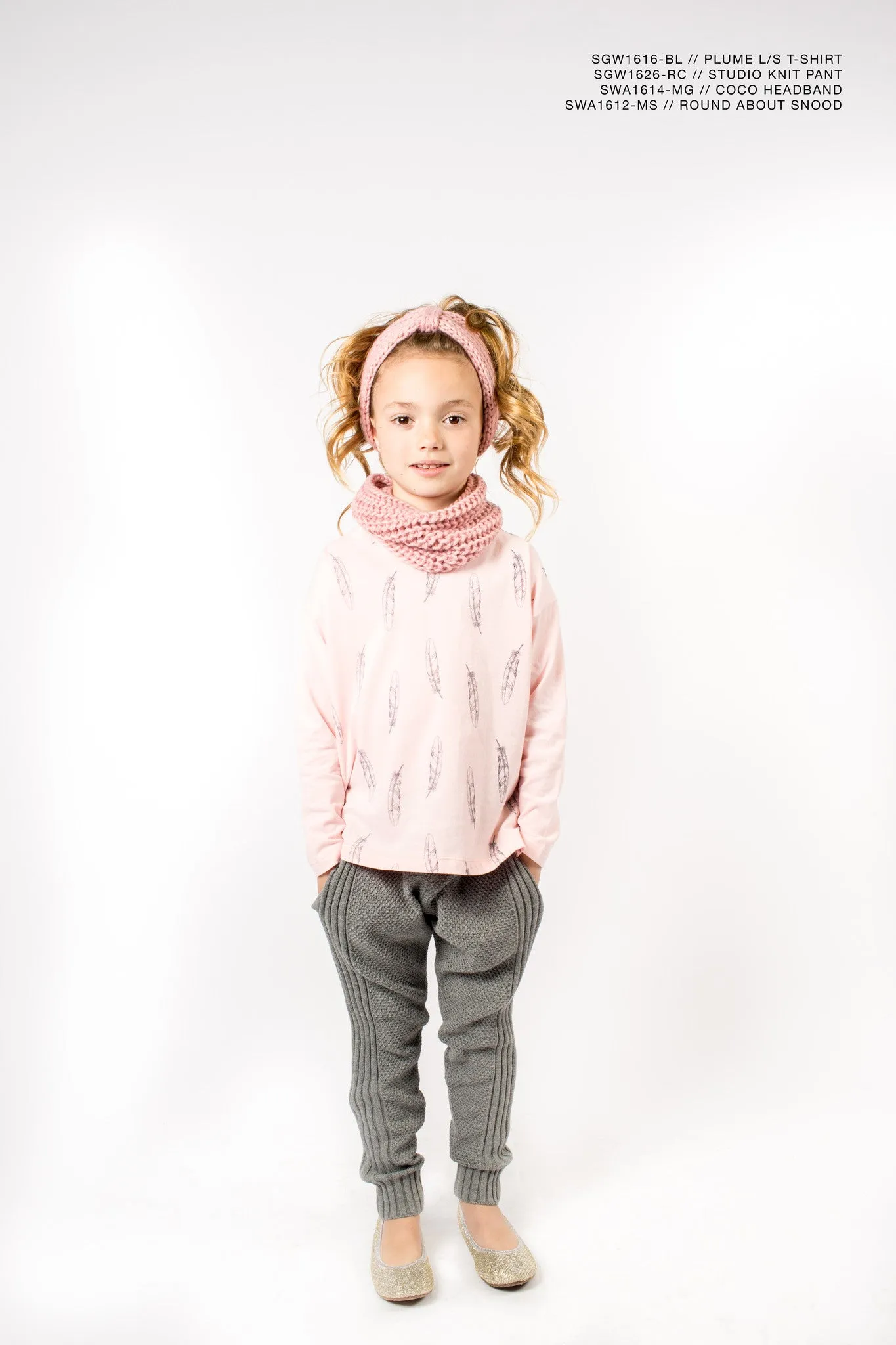 Sudo Kids Grey Studio Cotton Knit Pants