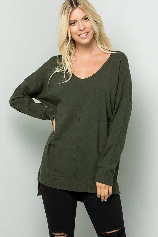 Super Soft V Neck Sweater