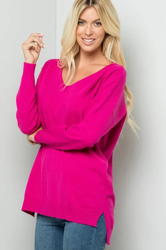 Super Soft V Neck Sweater