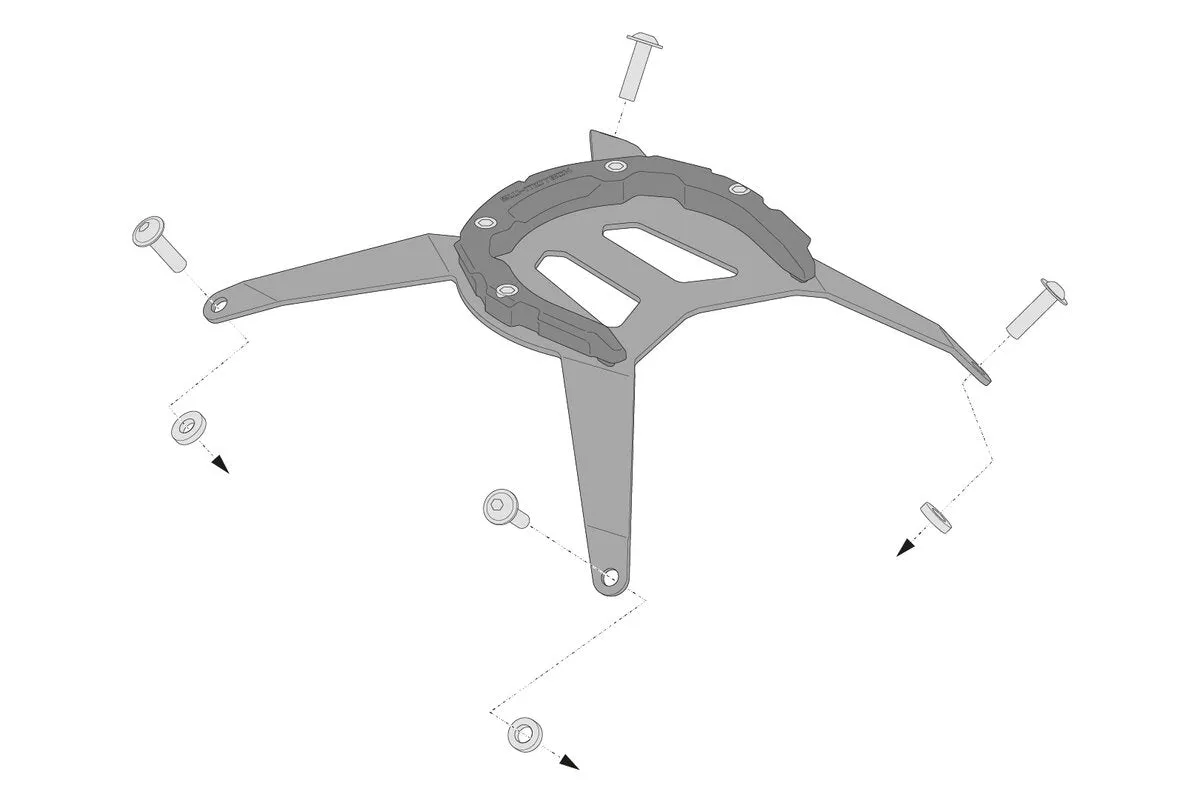 SW Motech Quick Lock PRO Tank Ring (TRT.00.787.31200/B)