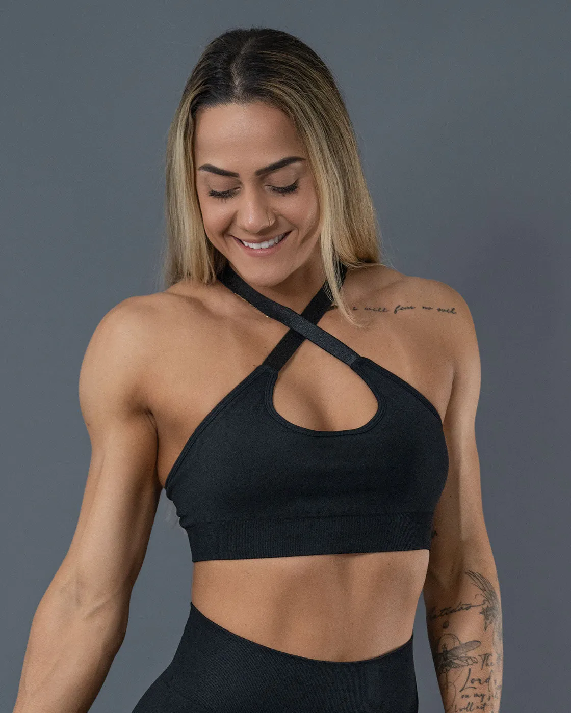 Synergy Essential Black Sports Bra