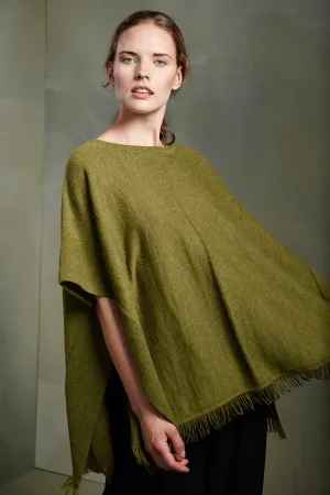 Taboa Poncho Baby Alpaca Color Avocado