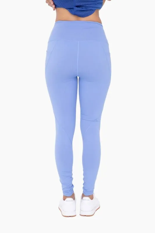 Tapered Band Essential Solid Highwaist Leggings  *Online Only*
