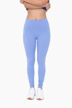 Tapered Band Essential Solid Highwaist Leggings  *Online Only*
