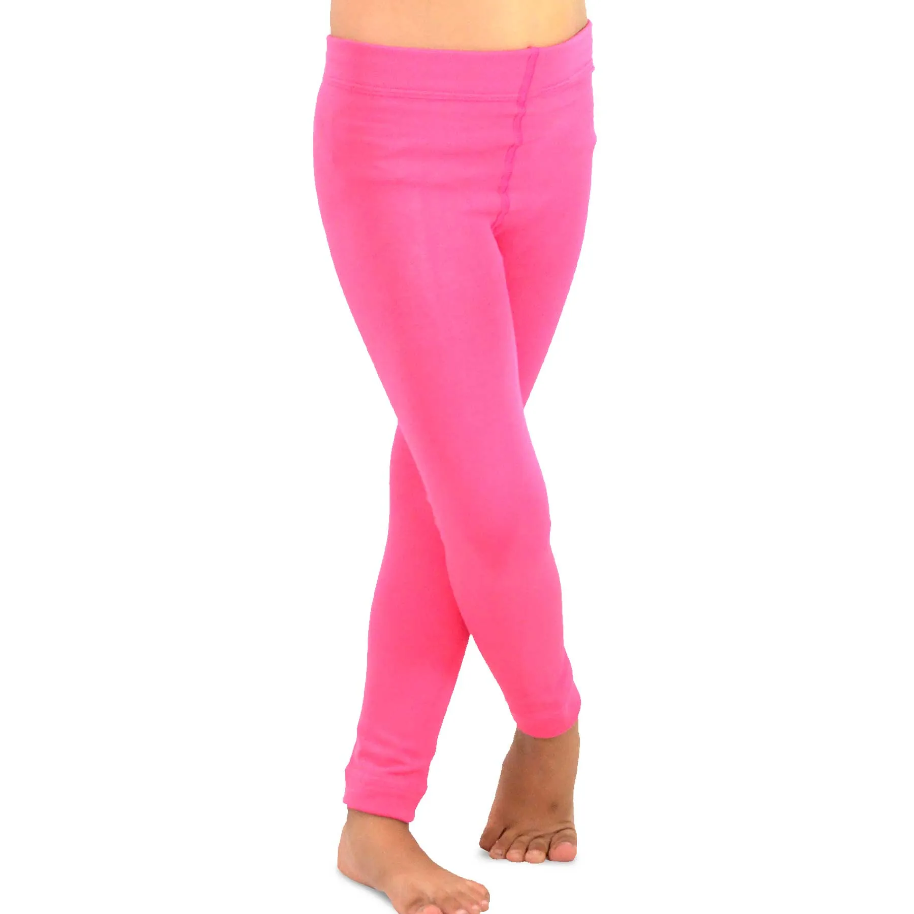 TeeHee Socks Kid's Casual Acrylic Leggings Pink/Purple/Black 3-Pack (70896)