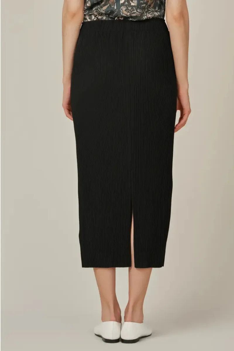 The Pleated Midi Skirt