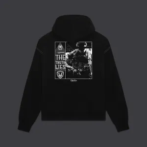 THE TRUTH LIES Hoodie Black