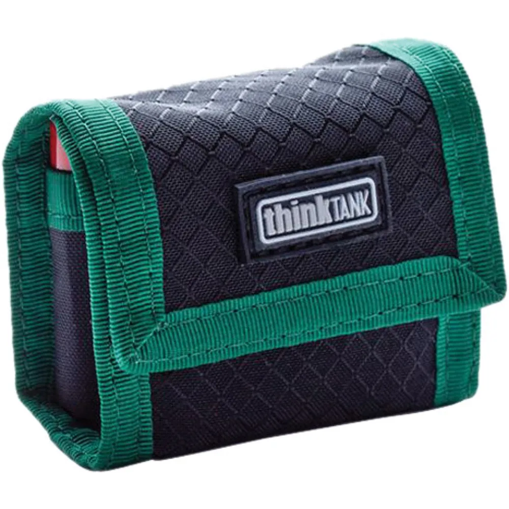 Think Tank Photo 8 AA Battery Holder | Black with Green Trim