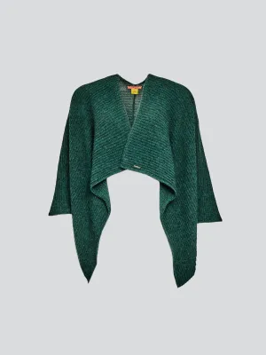 Tinaja Poncho Baby Alpaca Color Green