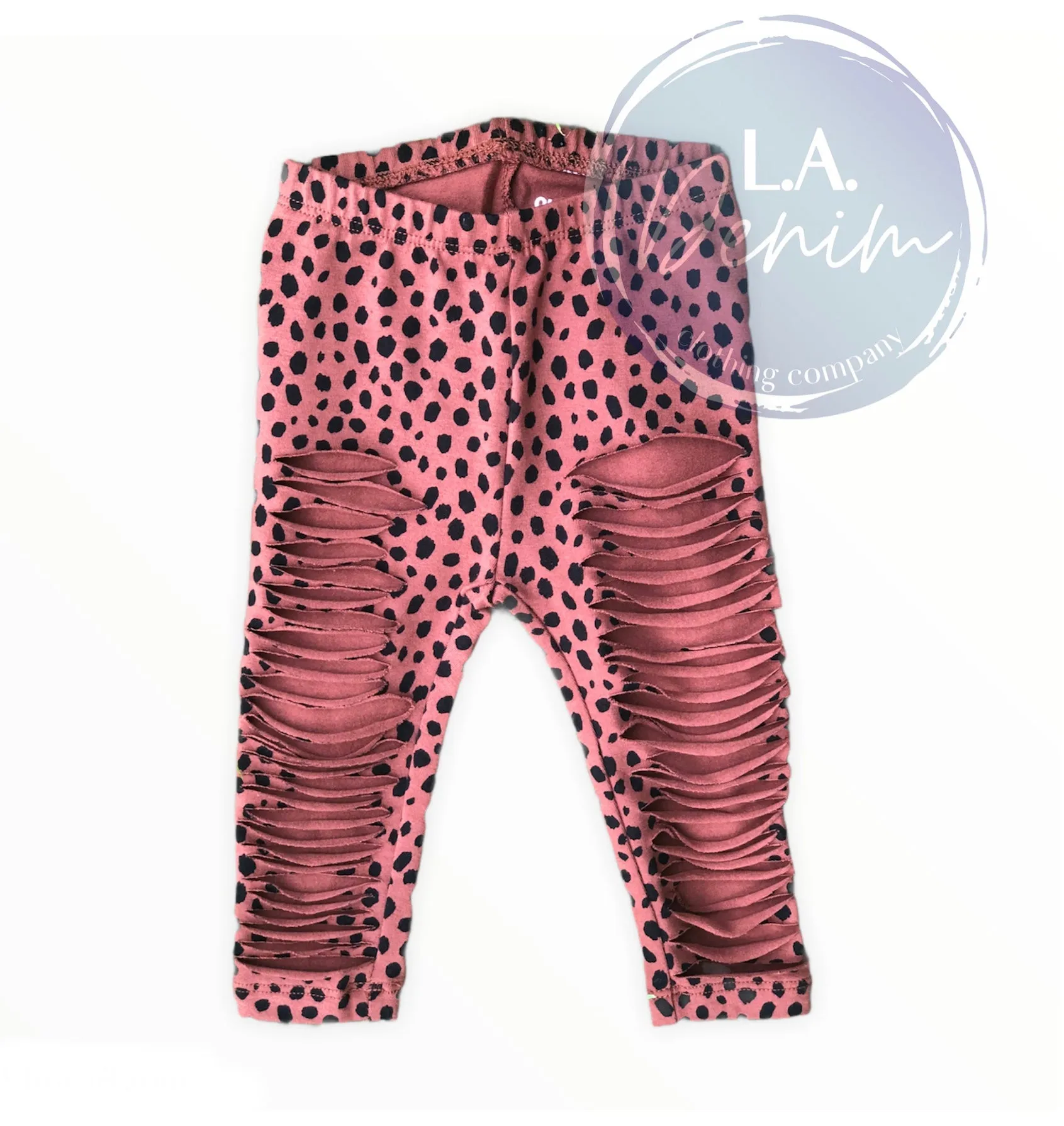 Toddler Shredded Cheetah Leggings