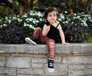 Toddler Shredded Cheetah Leggings
