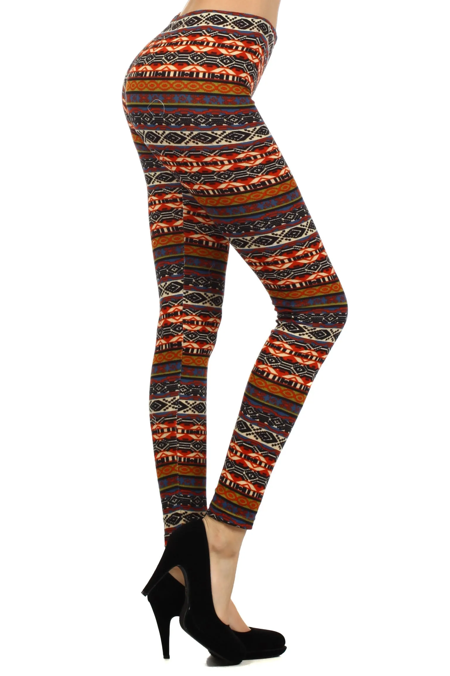 Tribal Print Winter Knit Leggings