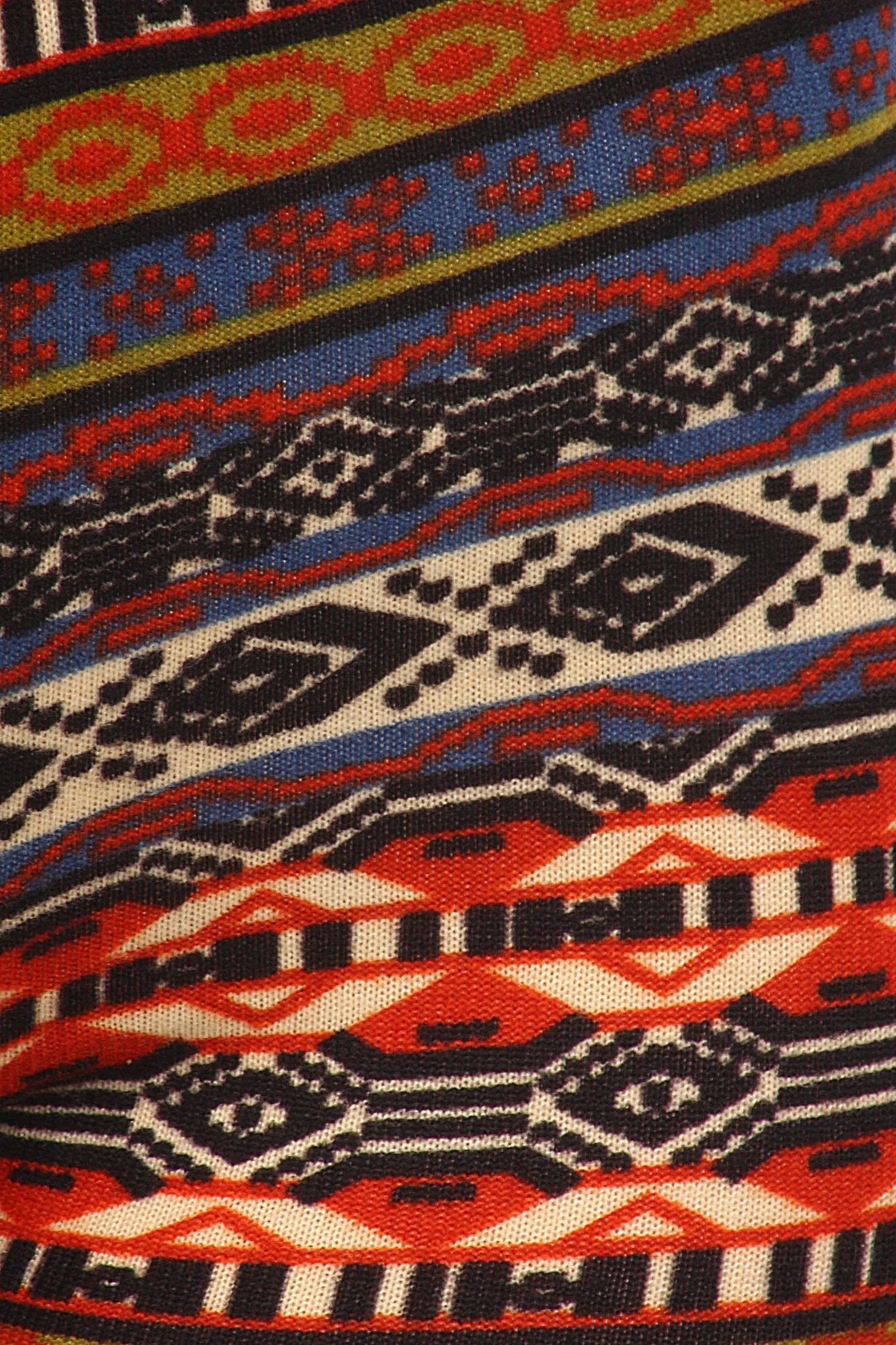 Tribal Print Winter Knit Leggings