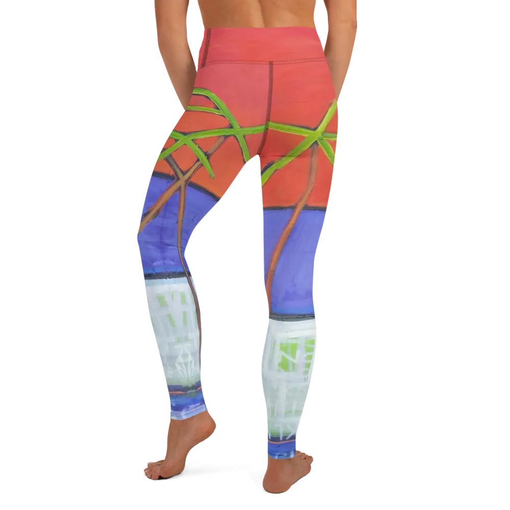 Tropical Yoga Leggings