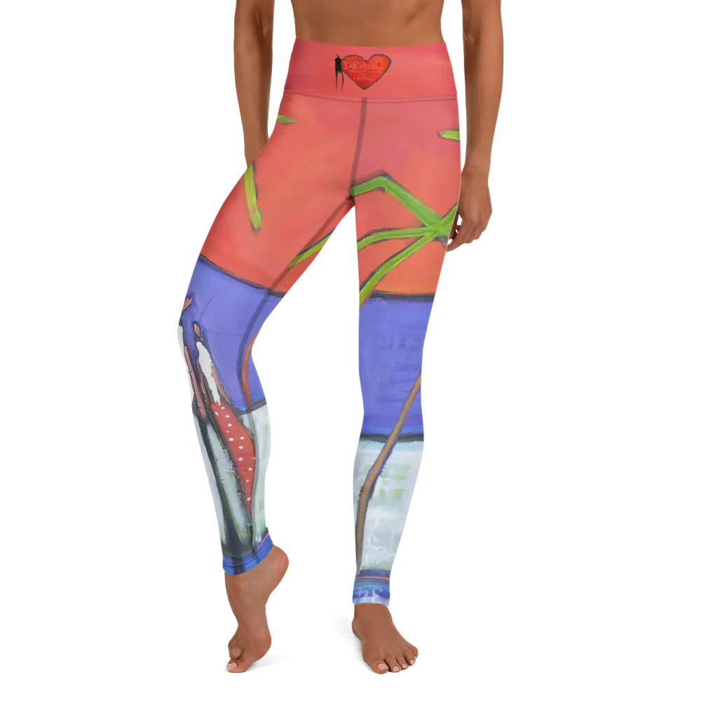 Tropical Yoga Leggings