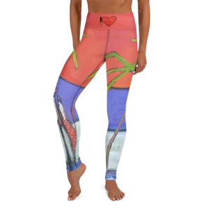 Tropical Yoga Leggings