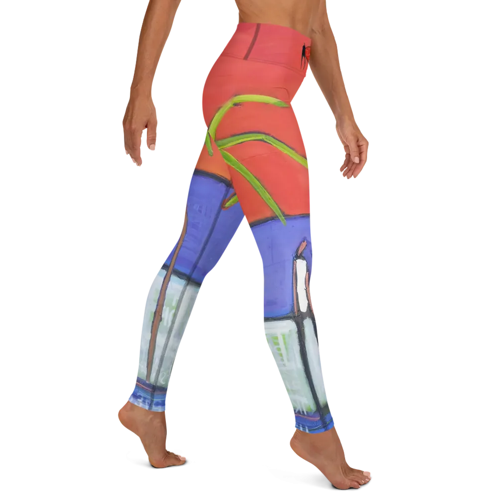 Tropical Yoga Leggings