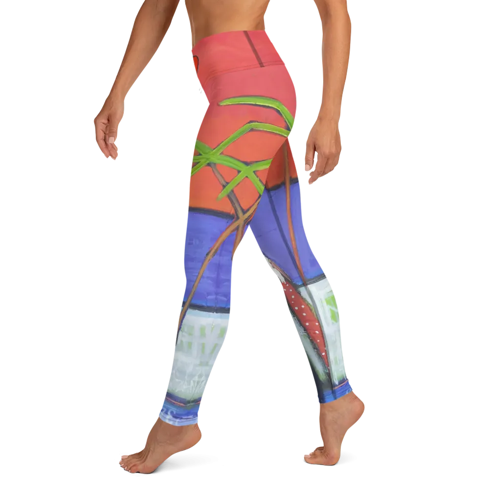 Tropical Yoga Leggings