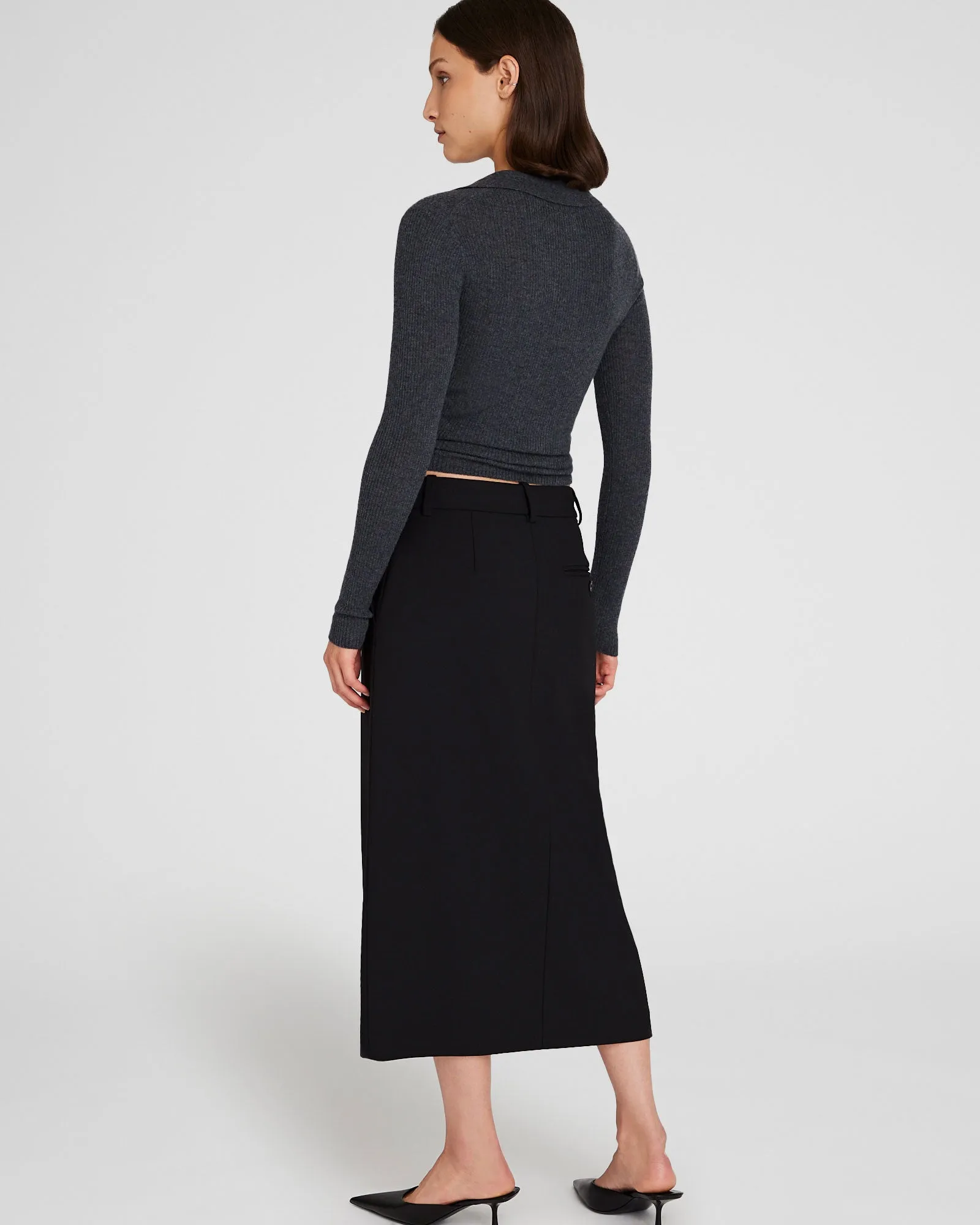 Trouser Midi Skirt