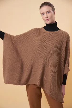 Under Poncho Baby Alpaca Color Camel