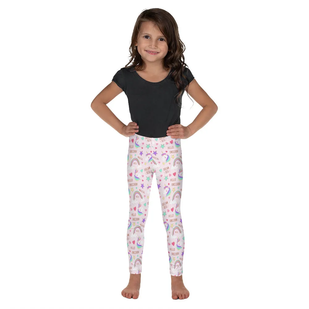 Unicorn Kid's Leggings Sizes 2-7