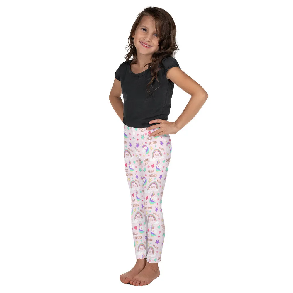 Unicorn Kid's Leggings Sizes 2-7