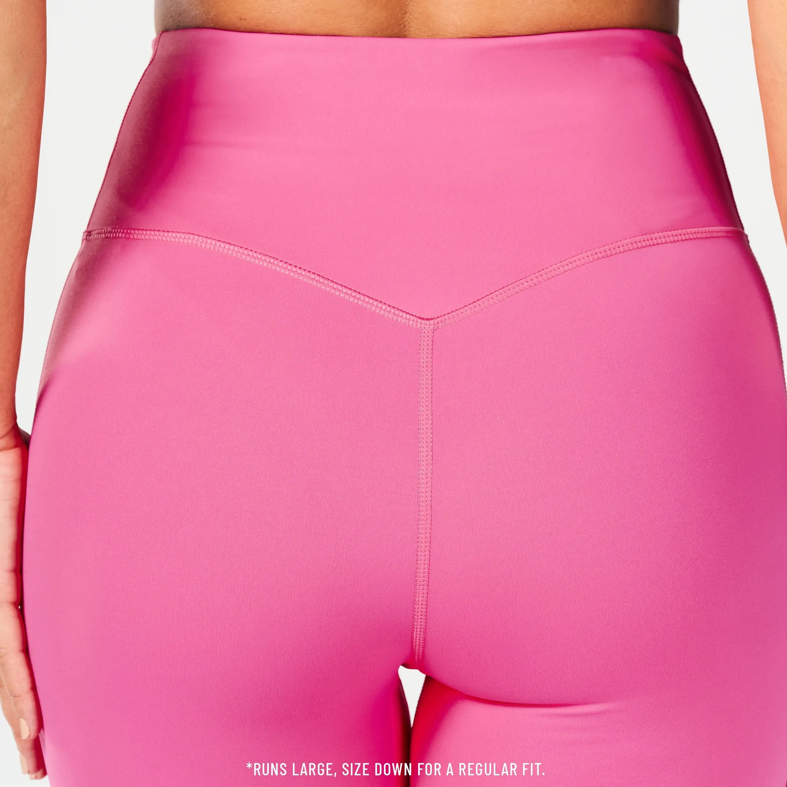 Untamed Panel Leggings 27" - Hot Pink